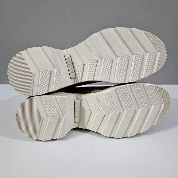 NEW Sorel Hi Line Ankle Boot Womens 7.5 Tan Leather Waterproof Hiking Lug Sole - Picture 9 of 13